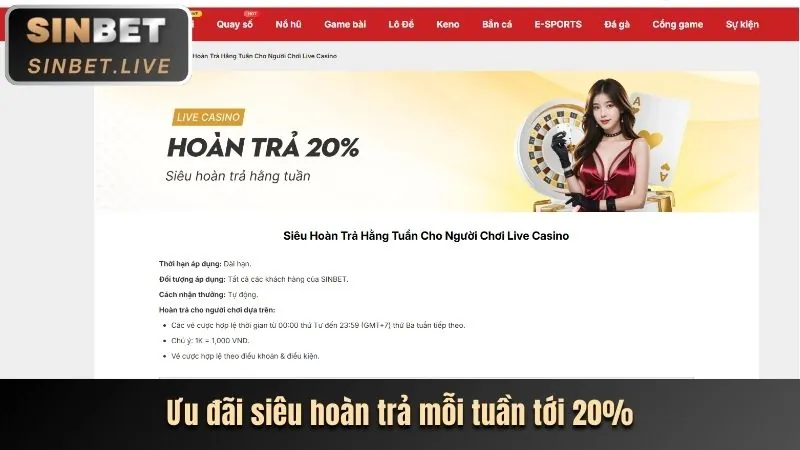 Khuyến mãi nạp tiền hàng tuần và hoàn trả tại B52 Club